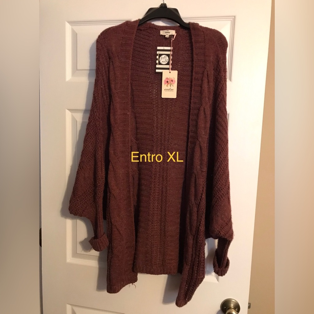 Entro cardigan sz XL